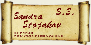 Sandra Stojakov vizit kartica